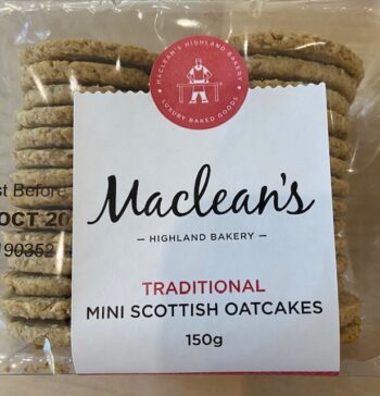 MacLean's Traditional Scottish mini oatcakes  150g