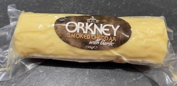 Orkney Smoked Cheddar with Garlic