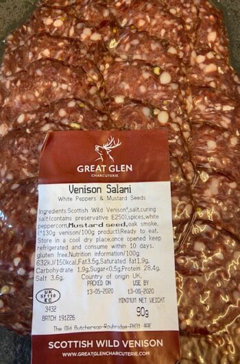 Great Glen Game Venison Salami